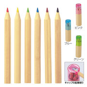 ケース入り色鉛筆6色セット（シャープナー付き）　文房具/美術/工作/お絵描き/絵画