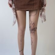 タイツ レギンス メッシュ レース レッグウェア フットウェア 靴下 レディース