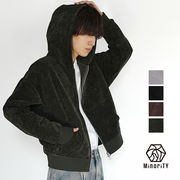 【パーカー】ヘビーウエイト コーデュロイ ダブルジップ フードパーカー フーディー／MinoriTY