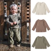 【2025春新作】韓国風子供服 ベビー服 キッズ 男女兼用 カジュアル 長袖 トップス Tシャツ