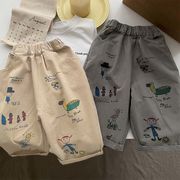 【2023秋新作】韓国風子供服 ベビー服 キッズ 男女兼用 ロングパンツ パンツ