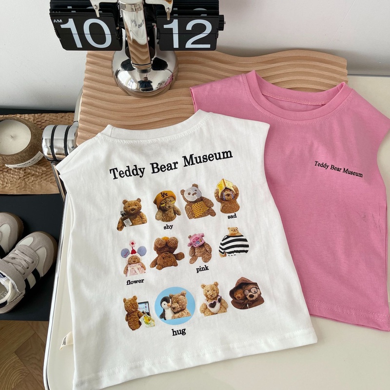 【2023夏】韓国風子供服 ベビー服 キッズ 男女兼用 おしゃれ ノースリーブ トップス Tシャツ