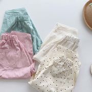 【2024夏新作】韓国風子供服 ベビー服 キッズ 男女兼用 ロングパンツ パンツ