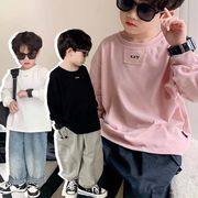 【2024秋新作】韓国風子供服 ベビー服 キッズ 男女兼用 カジュアル 長袖 トップス Tシャツ