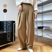 【Women】年新作　週末に着たい　楽しめるゆったりパンツ　マジックテープ　気質アップ　おしゃれ