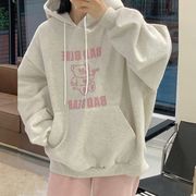 【冬服】韓国風レディース服　　カジュアル　体型カバー　パーカー