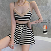 キャミソール ショートパンツセットアップ