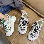 ダッドスニーカー 韓国 レディース 美脚