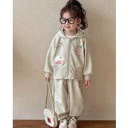 2025春新作  キッズ    長袖  女の子  トップス コート+ズボン  子供服 スーツ  カジュアル