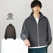 【アウター】袖ライン フルジップ スタンド トラックジャケット ジャージ／MinoriTY