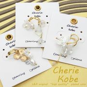 ▼売り切りセール▼新商品★Cherie Kobe★L&Aオリジナル神戸ブランド★お花イヤーカフ★