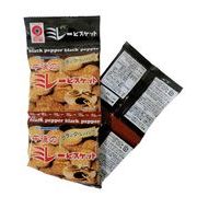【野村煎豆加工店】4連ミレービスケット（午後）　ブラックペッパー味　30g×4