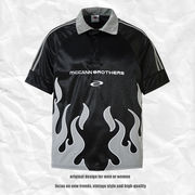 メンズファッション 半袖 ポロシャツ 男女兼用 カジュアル トップス 春夏 2025新作★全2色