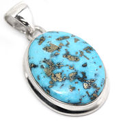 ペルシアンターコイズSV925 ペンダントトップ Persian Turquoise