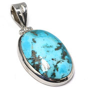 ペルシアンターコイズSV925 ペンダントトップ Persian Turquoise