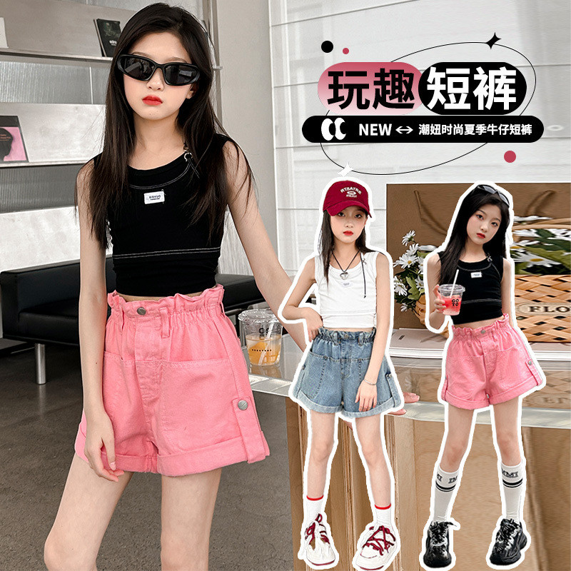 「2025」子供服★ショートズボン★ボトムス★韓国風子供服★2色120cm~170cm