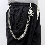 新作★メンズ★ファッション★男性用ズボンのチェーン★