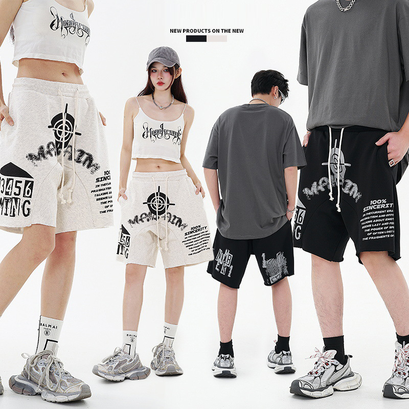 メンズファッション ショートパンツ 男女兼用 ストリート系
