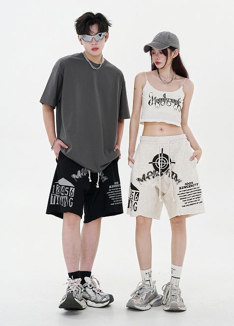 メンズファッション ショートパンツ 男女兼用 ストリート系