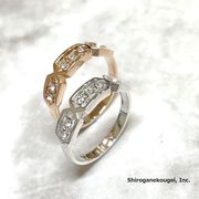 【日本製】煌びやか◇ファッションリング【２色展開】【高品質クリスタル使用】/BR-779