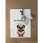 国境を越えた人気工場は水晶ペットのペンダント犬猫アクセサリー白水晶を供給している八哥漢白翡翠