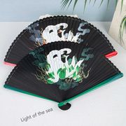 雑貨 舞扇子手つくり  扇子  携帯に便利な折り畳み式 和風扇子