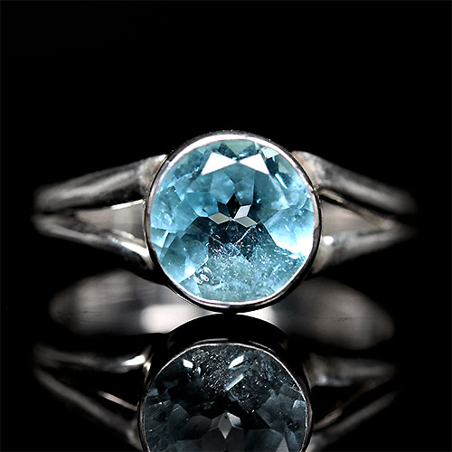 複数御購入価格 計2点 silver925 （ブルートパーズ Topaz sv925 指輪 