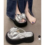 【日本倉庫即納】 リボンサンダルレディース厚底サンダル夏靴