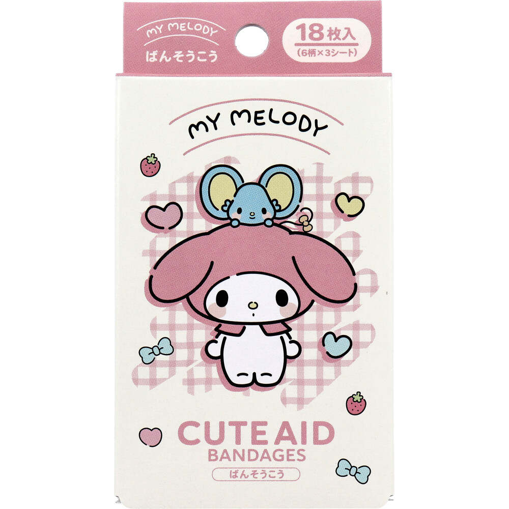 マイメロディ 絆創膏 Amazon.co.jp: 一般医療機器 救急絆創膏 マイメロディ 18枚入(6柄×3