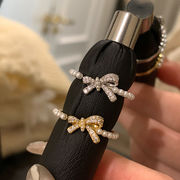 リボン指輪　リング　アクセサリー　デザイン　韓国ファッション