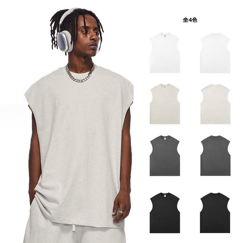 メンズ 2025春夏新作 ノースリーブTシャツ タンクトップ ストリート系 アウトドア トップス★全4色