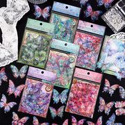 蝶々 バタフライ ちょうちょう 幻想的 シール ステッカー デコレーション シール帳 シールブック