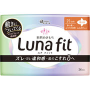 [3月26日まで特価]【アウトレット】エリス 素肌のきもち ルナフィット 多い昼-普通の日 羽つき21cm26個入