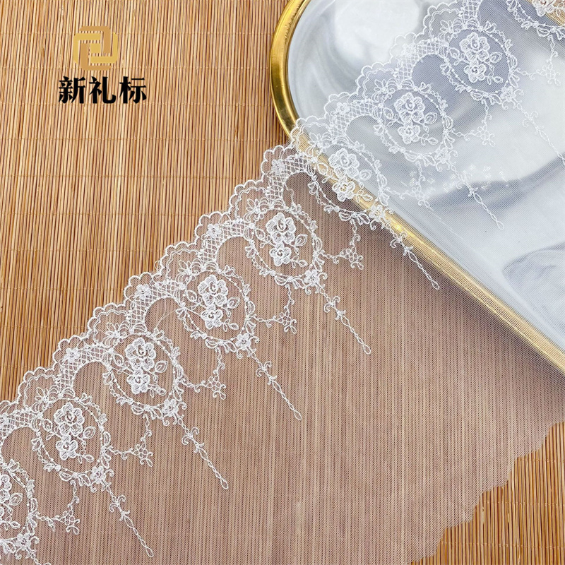 幅19.3cm レースリボン 手芸レース 裁縫 DIY ギフト包装 幅19.3cm レースリボン 手芸レース 裁縫 DIY ギフト包装