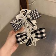 ヘアアレンジ  ヘアアクセサリー    ヘアクリップ  リボン