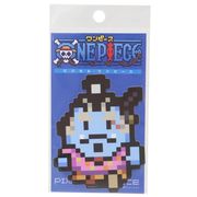 【ステッカー】ワンピース ビニールステッカー ピクセル ジンベエ エッグヘッドver