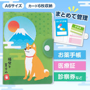 福柴と富士山 お役立ち整頓ケース　ノベルティ　景品　粗品　カードケース　収納