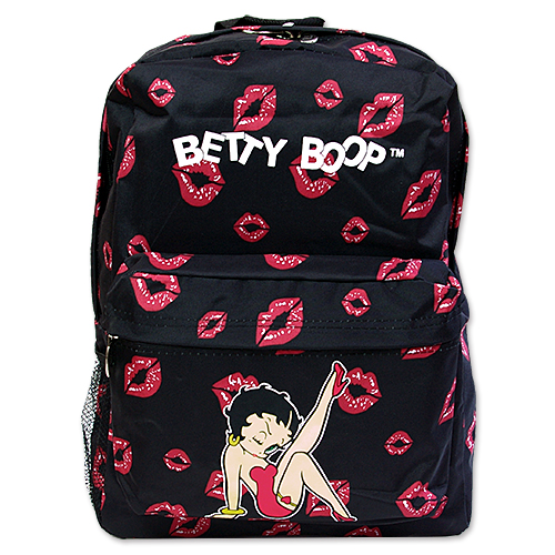 【初回送料無料】Betty Boop バック パック シッティング ウィズ リップス BB-DN-BP-BN91516-7B