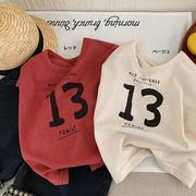全2色[80-130cm] 女の子男の子 プリントTシャツ タンクトップ 韓国風 トップス  春夏 キッズ 子供服