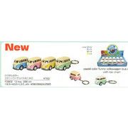 パステルカラー　ファニーワーゲンバスミニ・キーチェーン　12台セット