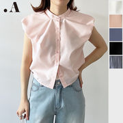 【2025新作】パフショルダーノースリブラウス