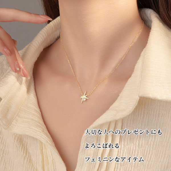 素晴らしい スターモチーフ ネックレス シルバー925 ペンダント レディース その他