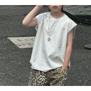 2025春夏新作★子供服★キッズ服★袖なし  タンクトップ   男の子★  トップス★インナー★