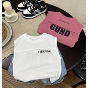 2025夏新作 キッズ  男の子   ノースリーブ  子供服 トップス   夏服  80-130cm