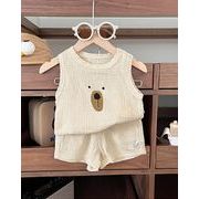 男児 夏 2点セット タンクトップ＋半ズボン   夏服 子供服 66-100cm