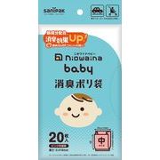 ＳＢＣ０１　ｎｉｏｗａｉｎａ　ｂａｂｙ　消臭ポリ袋　ピンク半透明