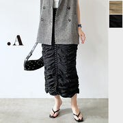 【2025新作】シャーリングホックスカート