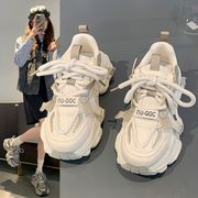 スニーカー シューズ 靴 ローカット 厚底 小柄さんに メッシュスニーカー レディース
