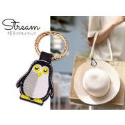 ペンギン刺繍パッチ　マグクリップ　22248