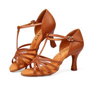 ベリーダンス 社交ダンス ダンスシューズ ラテン レディース 少女 ダンス靴 練習靴 8cmヒール 5色